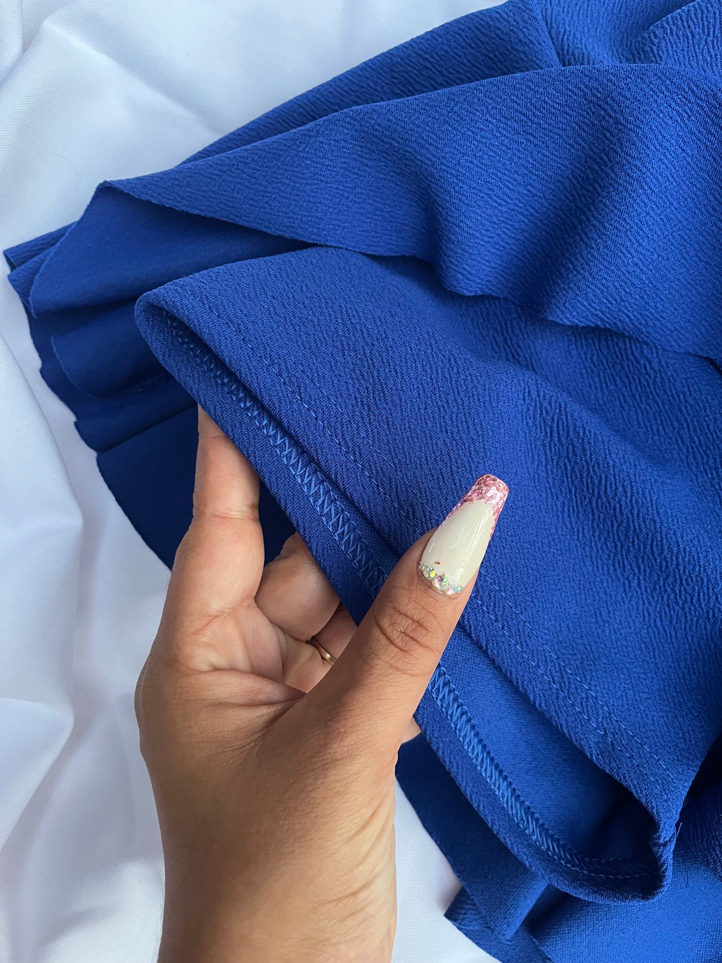 Falda Short Interno Vuelitos Coquette Royal Blue
