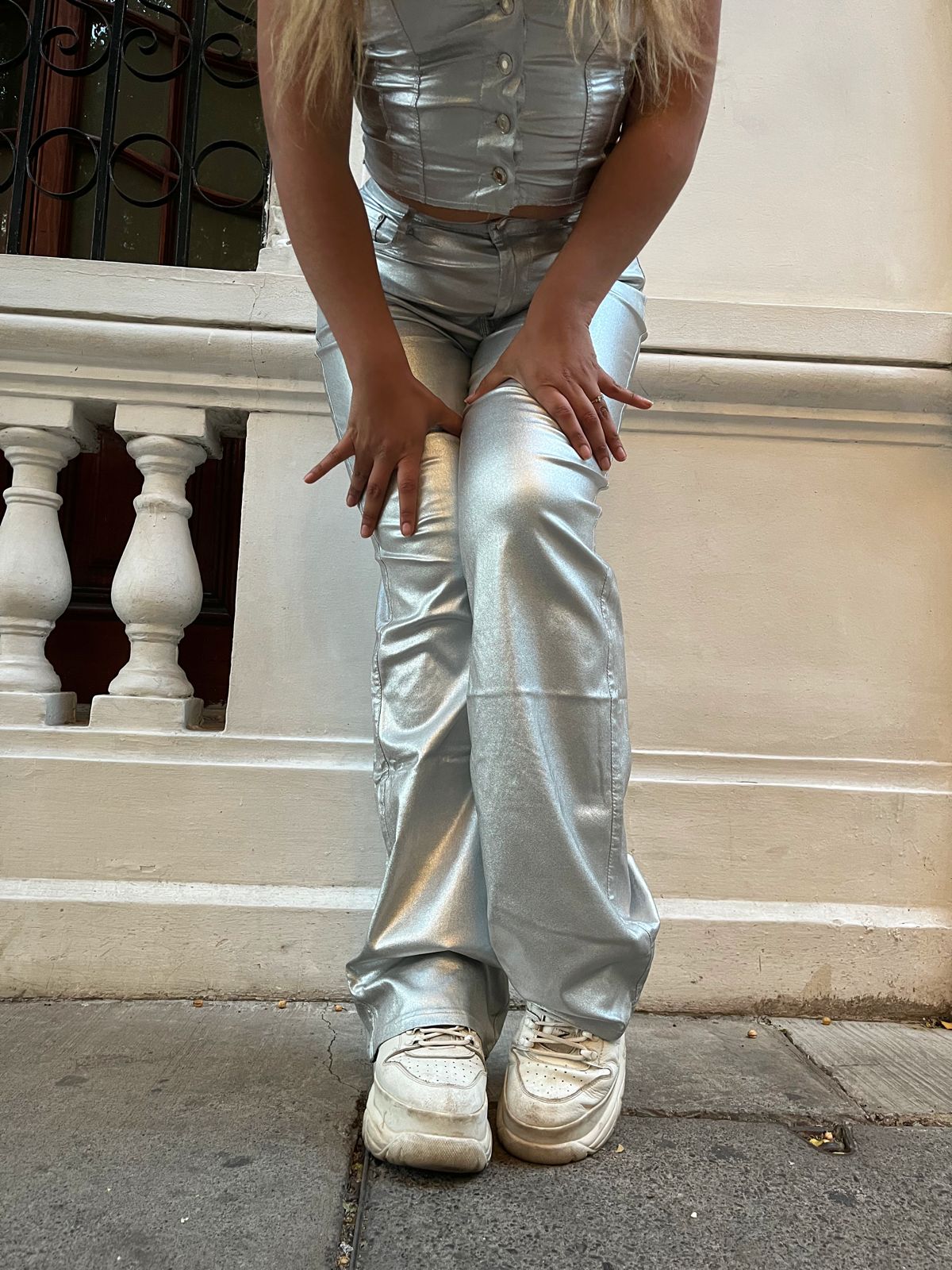 Straight Leg Silver