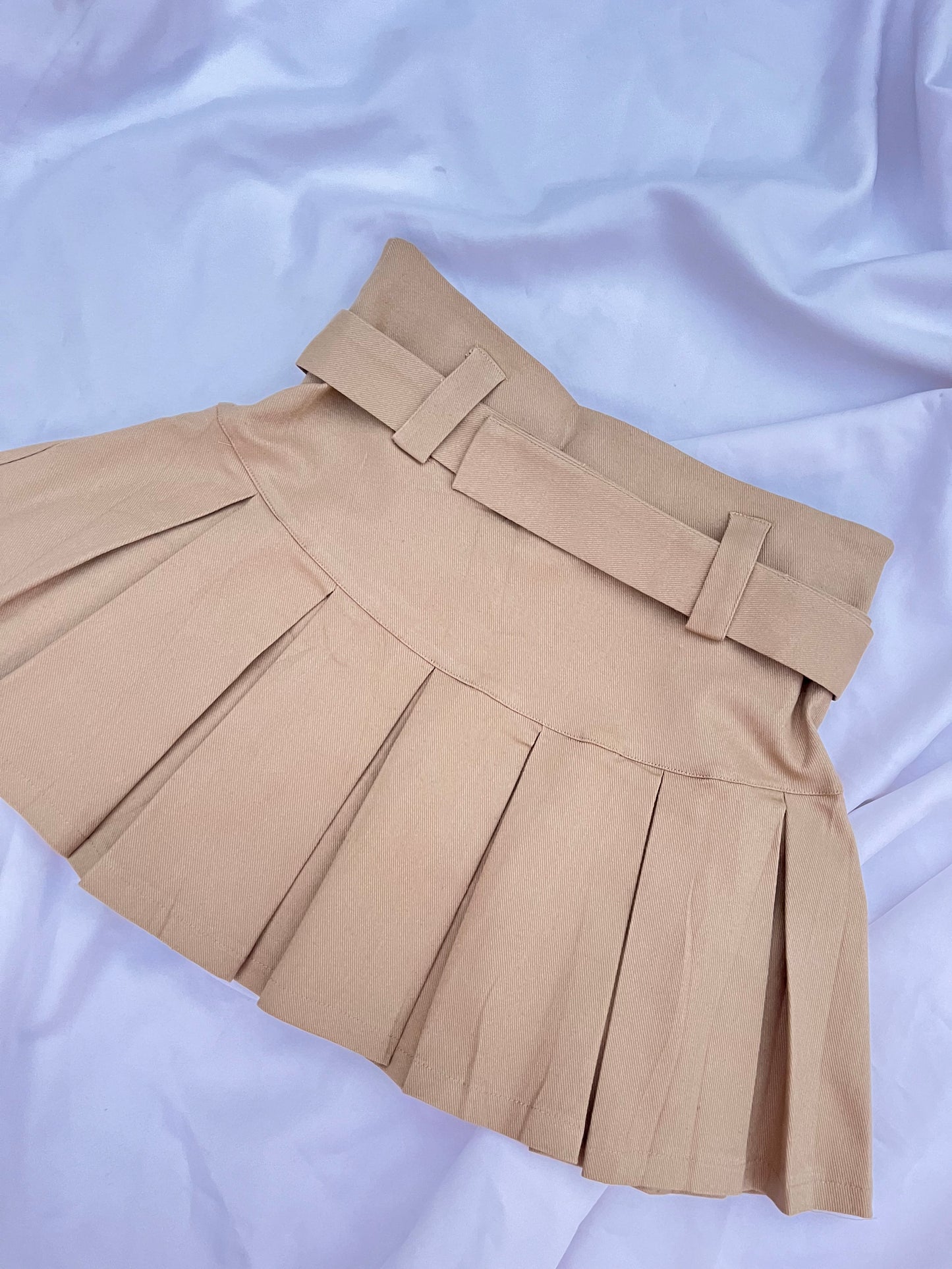 Falda Short Tableada