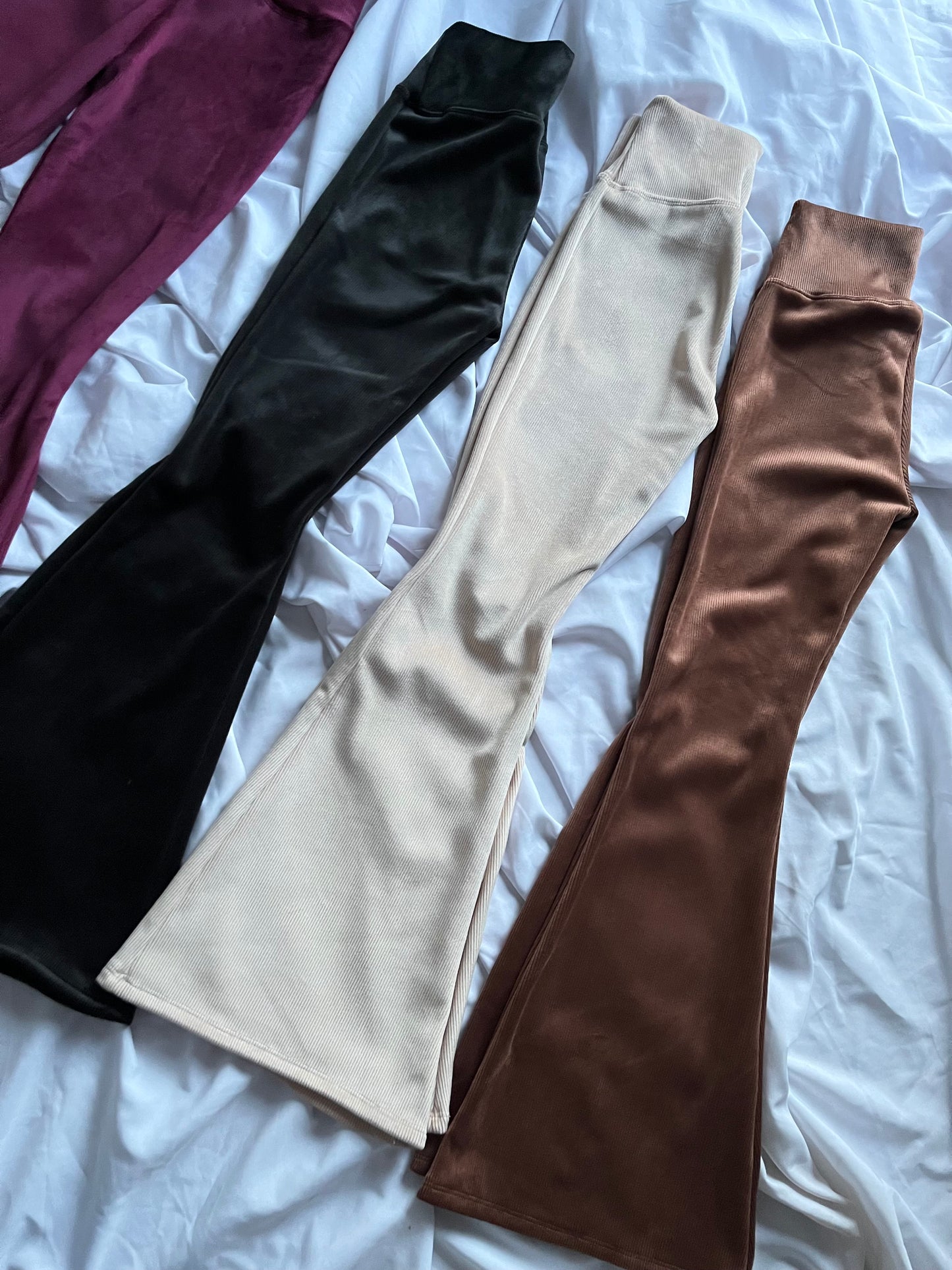 Flare Pants Cotelé