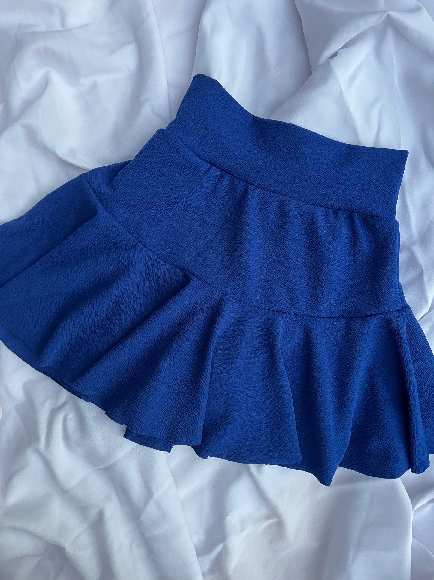 Falda Short Interno Vuelitos Coquette Royal Blue