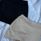 Falda Short Cruzada Gamuza