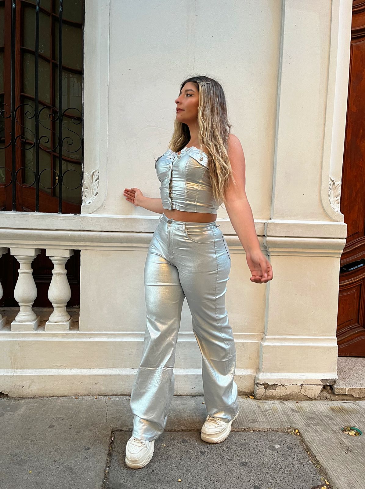 Straight Leg Silver