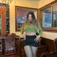 Falda Short Cruzada Gamuza