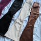Flare Pants Cotelé