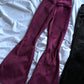 Flare Pants Cotelé