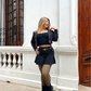 Mini Blazer Crop Negro