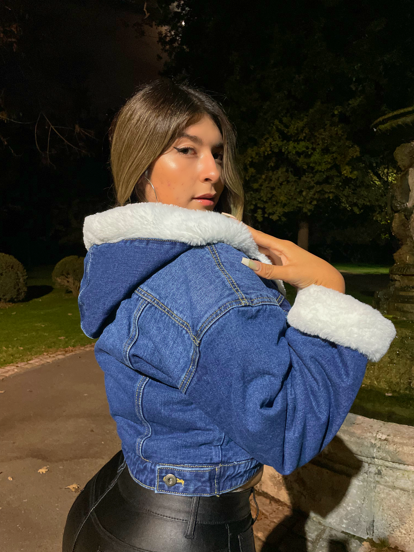 Chaqueta Jeans Forrada